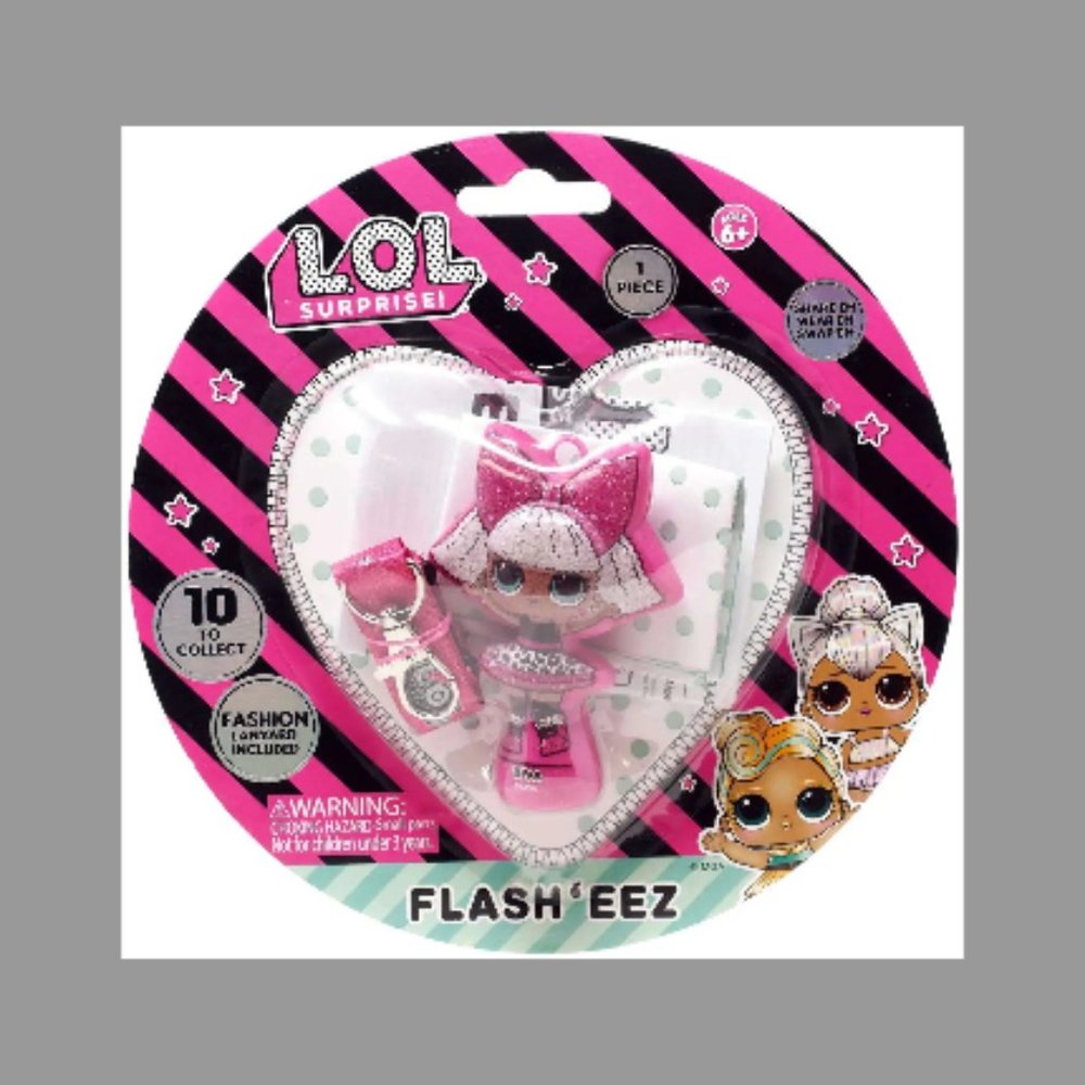 11 pc LOL Surprise Flash 'EEZ Fashion Lanyard Set